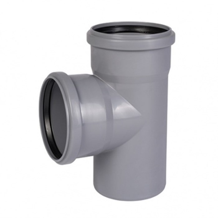 Тройник 50 х 50 х 87' белый, HTEAw 878187