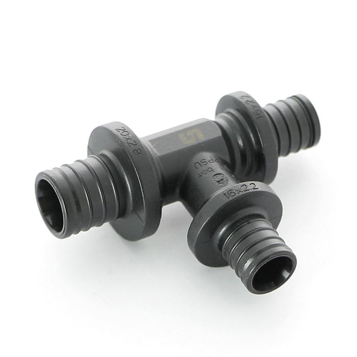 Тройник аксиальный 20 х 16 х 16, PPSU 859462