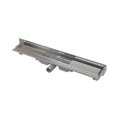 Лоток душевой APZ104 750 мм, пристенный монтаж, с порогами для перф.решетки (без решетки), нерж.стал 884422