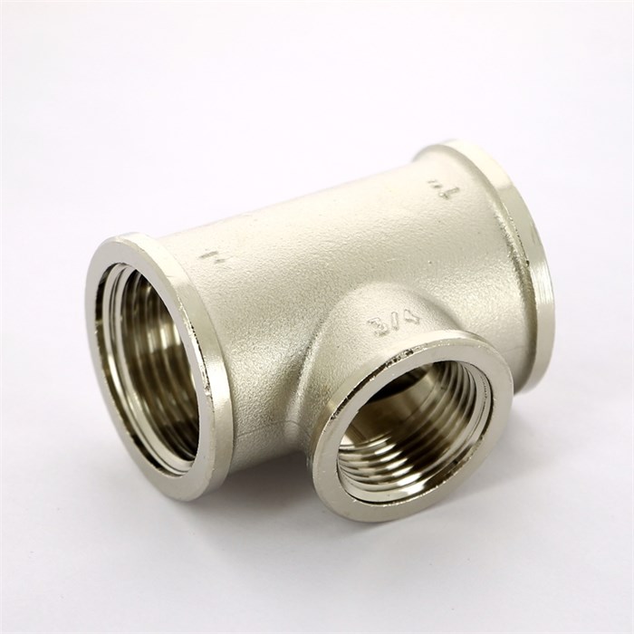 Тройник В 1'x3/4'x1' никелир. 884725