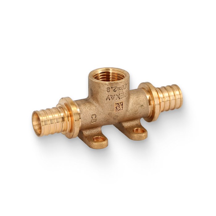 Тройник настенный аксиальный В 20 х 1/2" х 20, RX+, бронза 859353