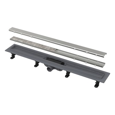 Лоток душевой APZ19 950 мм, с решеткой (полная или под плитку), нерж.сталь 865929