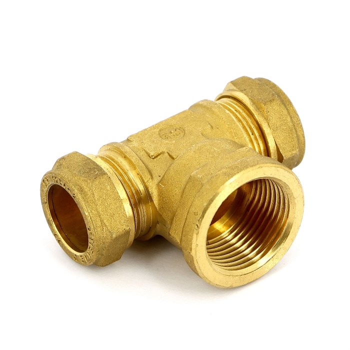 Тройник обж-В-обж 22х3/4'х22 858279