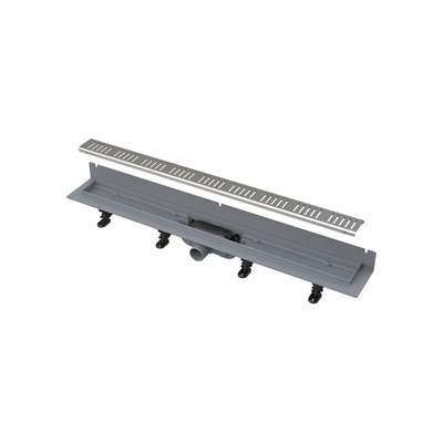 Лоток душевой APZ30-850M с воротником к стене с поргами для решетки, вып. 40 мм 858580