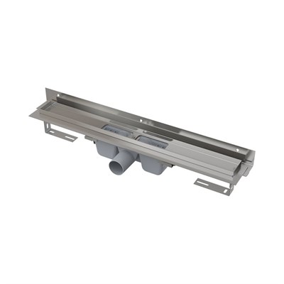 Лоток душевой APZ4S 650 мм, пристенный монтаж, с рег. краем к стене (без решетки), нерж.сталь 869004