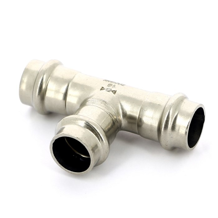 Тройник пресс 18 нерж.сталь 863441