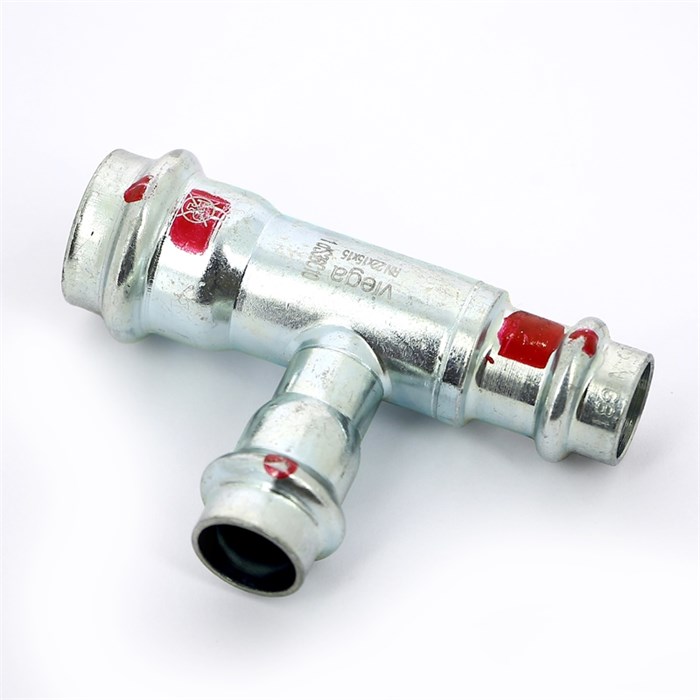 Тройник пресс 22х15х15 оцинк.сталь Prestabo SC-Contur 869112