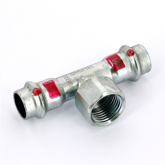 Тройник пресс-В 15х1/2'х15 оцинк.сталь Prestabo SC-Contur 871034