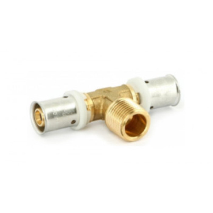 Тройник пресс-Н 20 х 1/2" х 20 875294