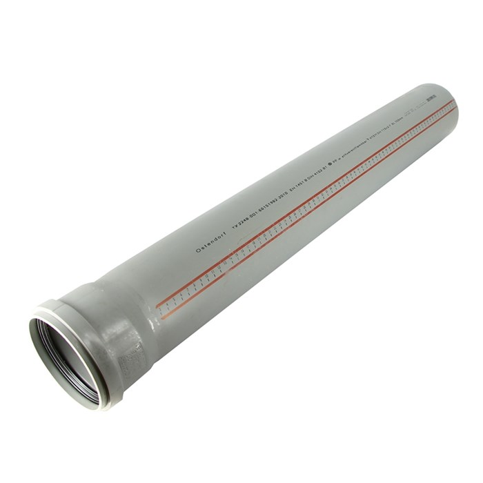 Труба 110 х 3000 мм с раструбом, НТ 863487