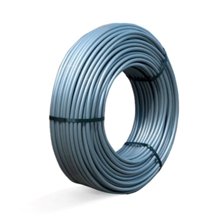 Труба PE-Xa/EVOH 20 х 2.8, 40 м, серая 859169