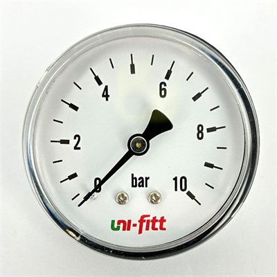Манометр аксиальный 10 бар, диаметр 63 мм, 1/4"Н 879939