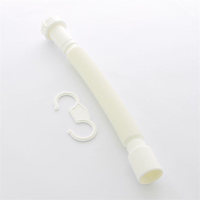 Труба гофрированная Alcaplast L=350-790 х 40 мм, вход 1 1/4", выход 40 мм 869808