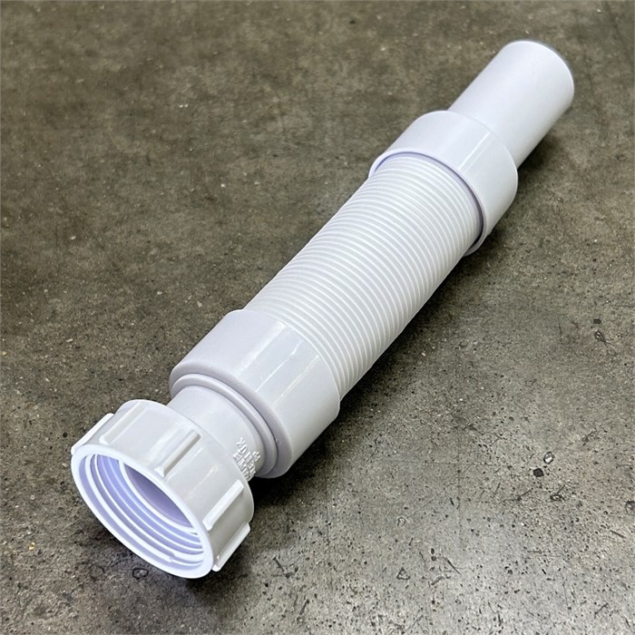 Труба гофрированная L=234-300 мм, 40 мм, вход 1 1/4", выход 32 мм 883089