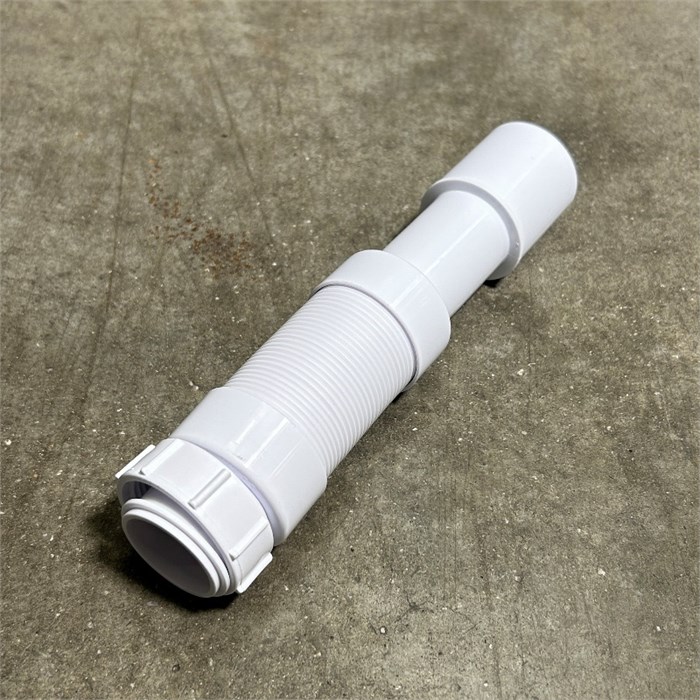 Труба гофрированная L=243-330 мм, 50 мм, вход 1 1/2", выход 40/50 мм 887116