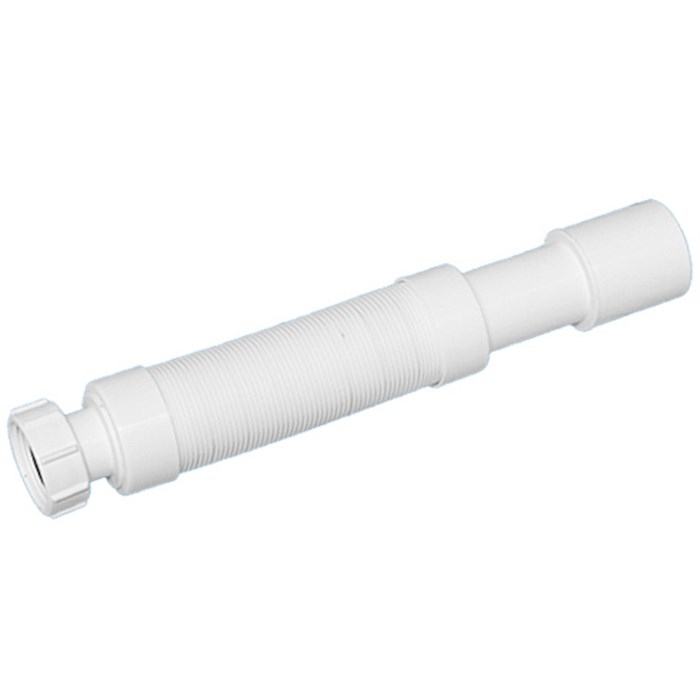 Труба гофрированная L=250-450 мм, 40 мм, вход 1 1/4", выход 40/50 мм 862347