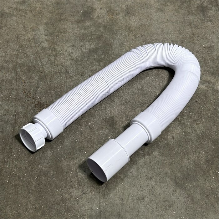 Труба гофрированная L=600-1500 мм, D=50 мм, вход 1 1/4", выход 40/50 мм 884349