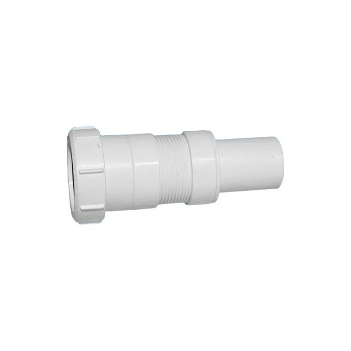 Труба гофрированная раздвижная (L151-200мм, D50мм); вход Дн=40мм, выход компрессионный Ду=50мм 862586