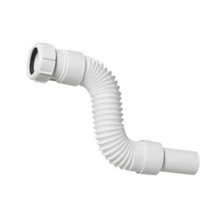 Труба гофрированная раздвижная (L207-300мм, D40мм); вход компрессионный Ду=32мм, выход Дн=32мм 860454