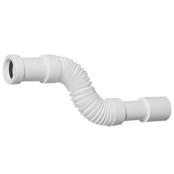 Труба гофрированная раздвижная (L274-330мм, D50мм); вход раструбный Ду=40мм, выход Дн=40/50мм 876549