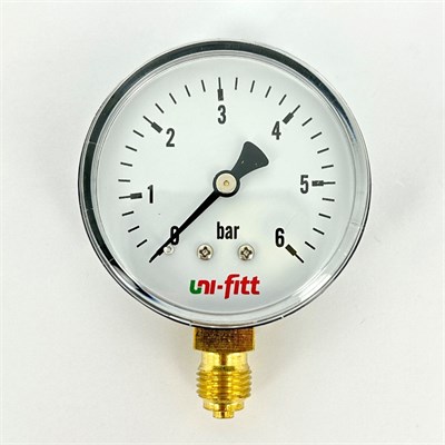 Манометр радиальный 6 бар, диаметр 63 мм, 1/4"Н 873924