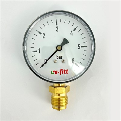 Манометр радиальный 6 бар, диаметр 80 мм, 1/2"Н 875348