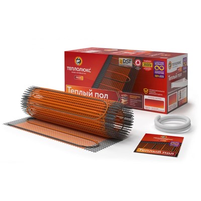 Мат греющий двужил. Теплолюкс ProfiMat 1620 Вт (0,5 х 18 м) в комплекте с гофротрубкой 878750