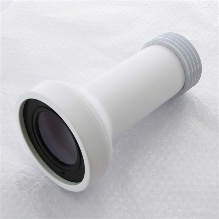 Труба фановая L=260 мм с манжетой, вход 97-107мм, выход внутрь 90 мм трубы 872613