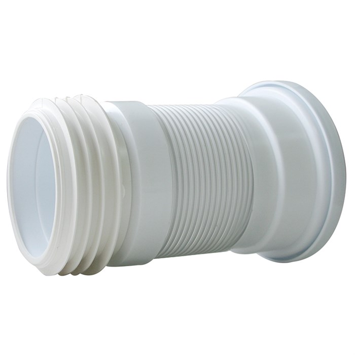 Труба фановая гофрированная армированная L200-350 мм, D110 мм, для выпуска унитаза 864960