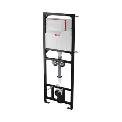 Модуль Alcaplast с бачком для видуара и смесителя, со стоковым коленом DN90/110 879974