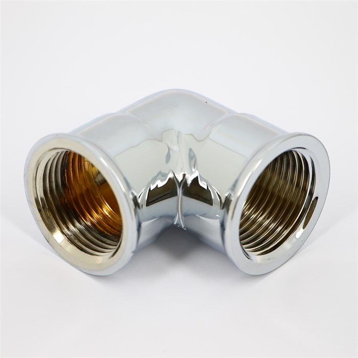 Угол 90° 1" ВВ бронза хромированная 880386