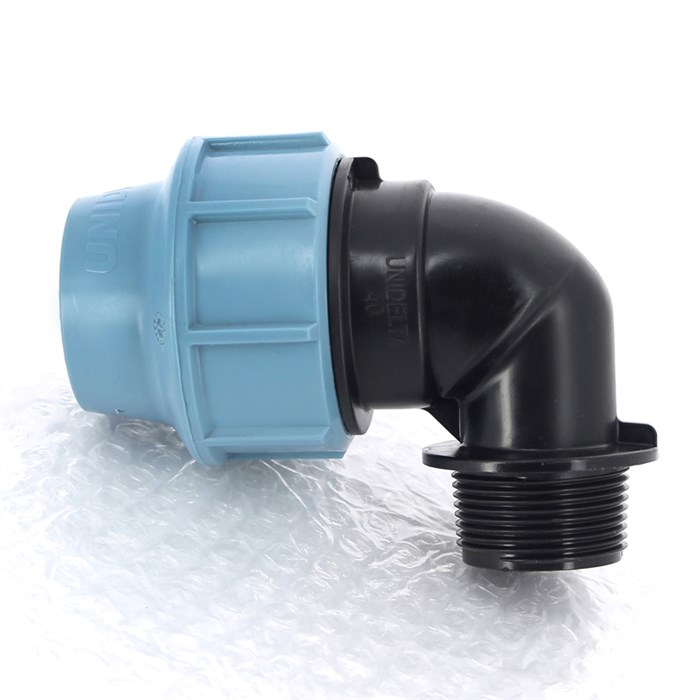 Угол Н 40x1"1/4 для труб ПНД полипропилен PP-B 886021