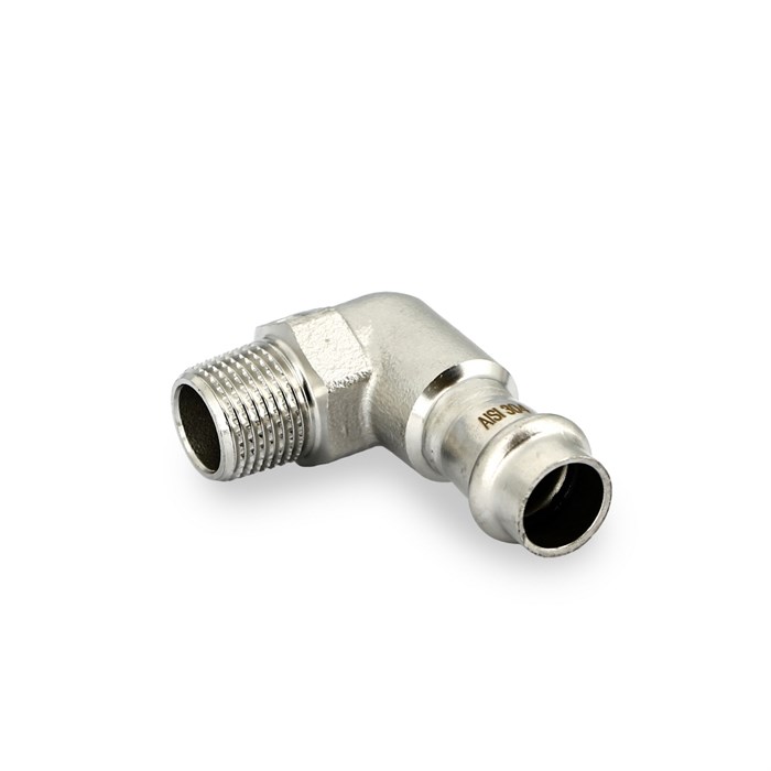 Угол пресс-Н 15 х 1/2", нержавеющая сталь 871984