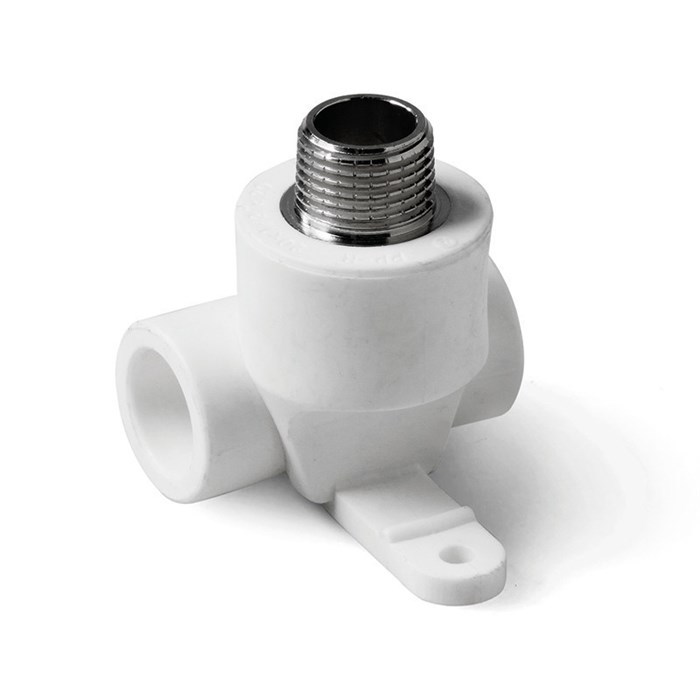 Уголок байпасный полипропиленовый для смесителя с наружной резьбой 20 х 1/2″ 873255