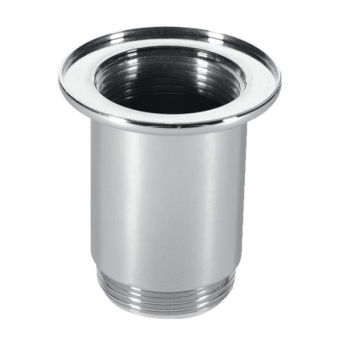 Удлинитель (L55мм, 1 1/4"«мама»х1 1/4"«папа») латунный для выпуска; цвет-хром 875099