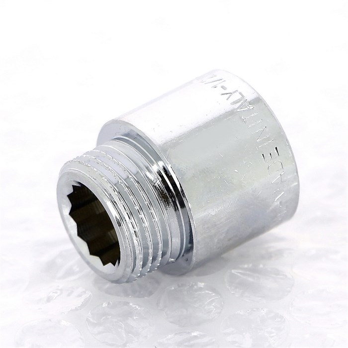 Удлинитель НВ 20ммх1/2 хромир., серия 1530C 877281