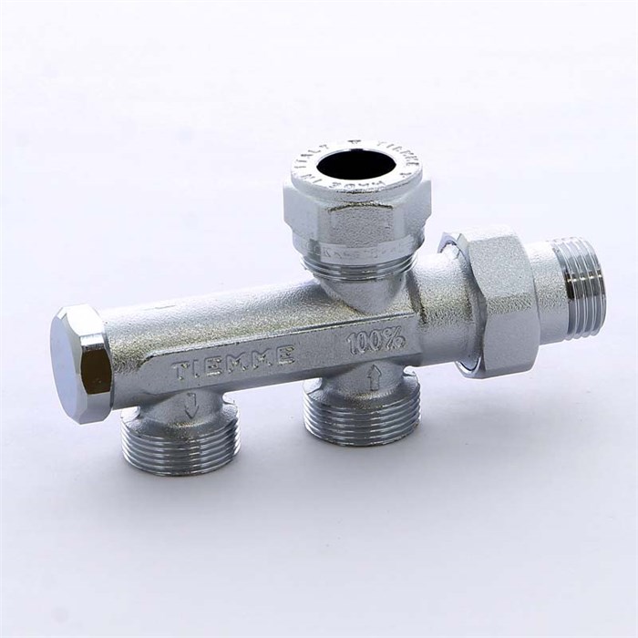 Узел обж-НН 15-1/2'xM24x19 радиаторный со сгоном 2-трубная система разводка в пол 881875