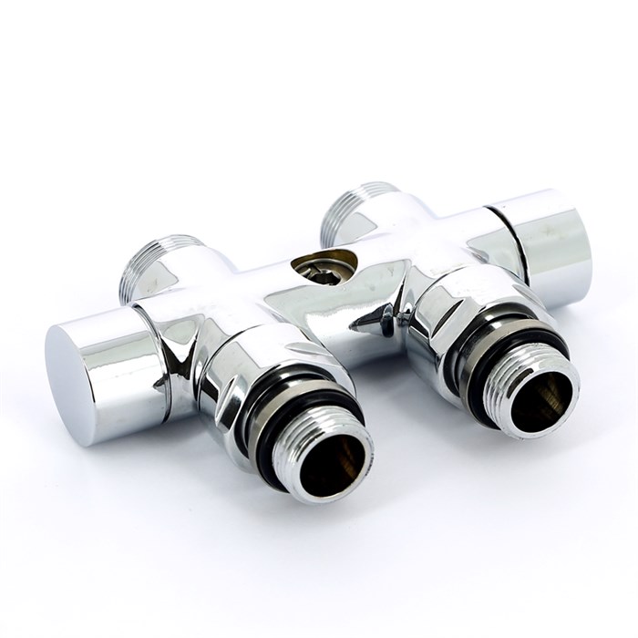 Узел ручной прямой с запорным клапаном V48500B цвет хром 875212