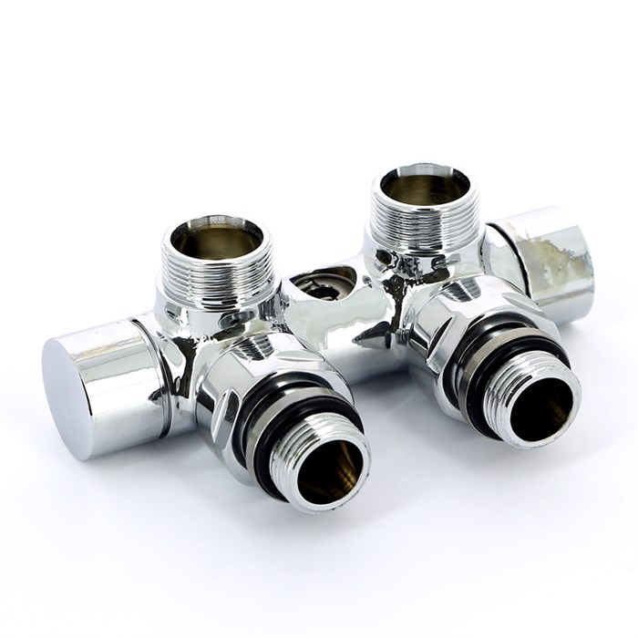 Узел ручной угловой с запорным клапаном V48100B цвет хром 880946