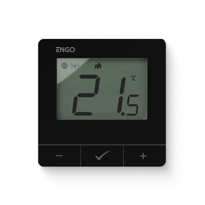 Умный терморегулятор ZigBee/868 МГц, 2хАА, черный 858525