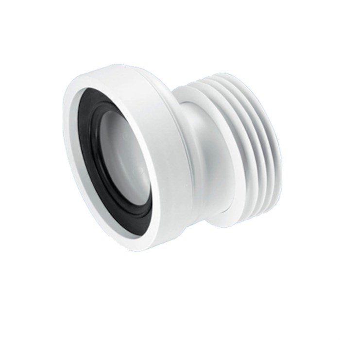 Фановая труба (L95мм) с 15мм смещением; вход Ду=97-107мм, выход манжета Дн=110мм 874322