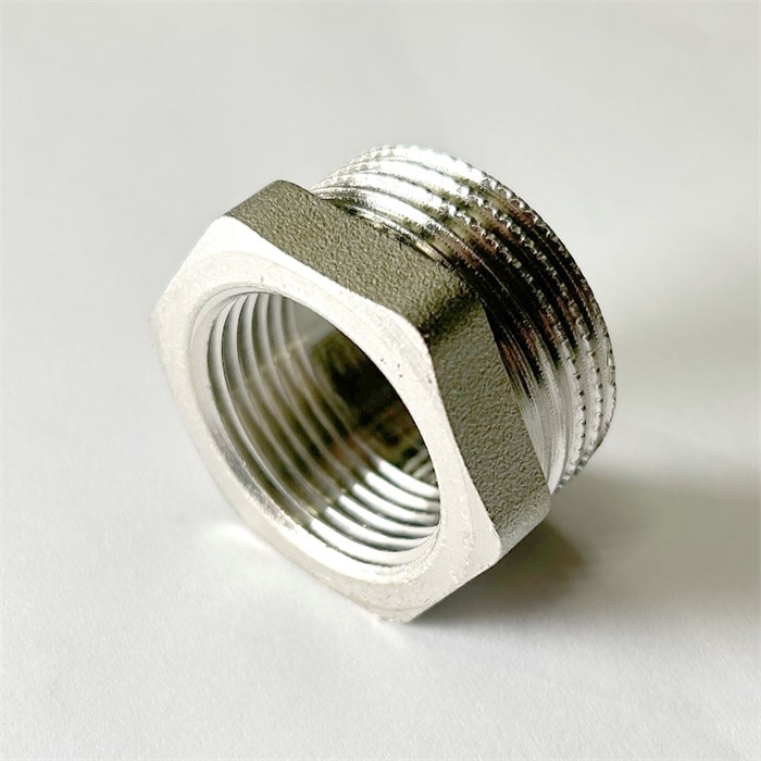 Футорка НВ 1" х 3/4" никелированная 874236