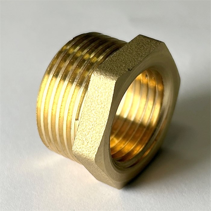 Футорка НВ 3/4" х 1/2" латунь 868497