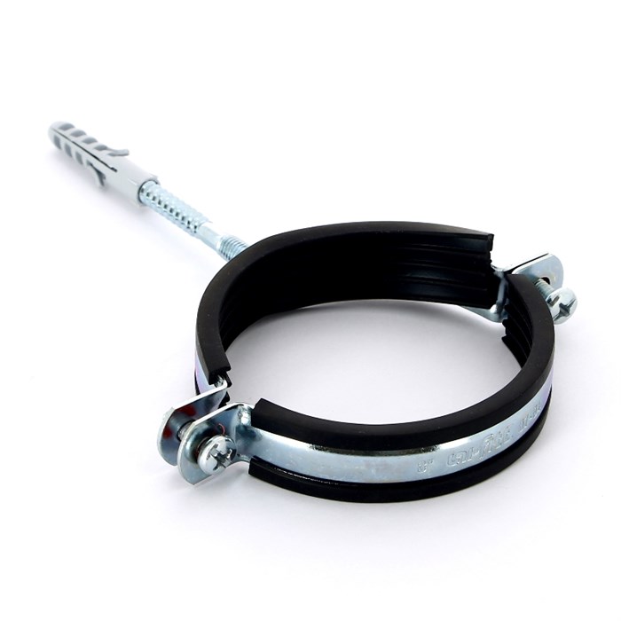 Хомут 3" (87-94 мм) с резиновым уплотнителем, шпилькой и дюбелем 882288