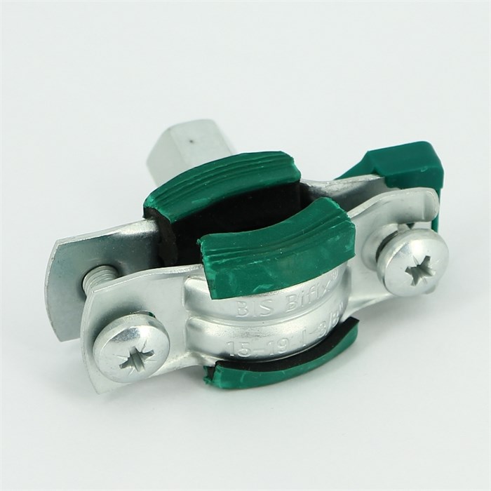 Хомут Bifix G2 BUP М8/М10 3/8" (15-19 мм) 2-х винт. с уплотн. epdm, быстрый замок 857985
