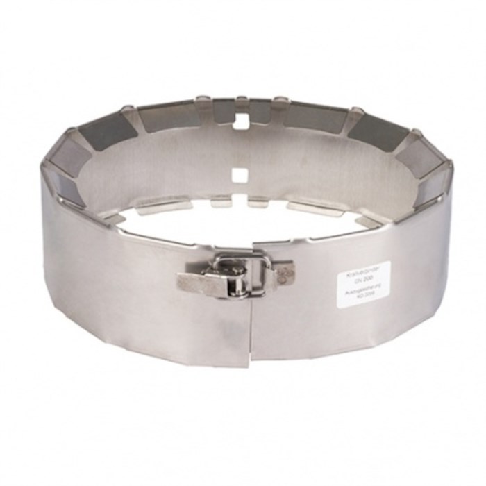 Хомут страховочный для раструбного соединения 125 мм 865696