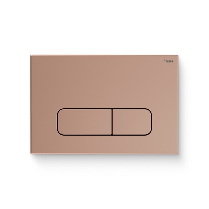 Кнопка смыва РЕХАУ NOVA ELLIPSE 001 пластик, розовое золото, матовый 918284