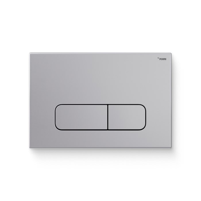 Кнопка смыва РЕХАУ NOVA ELLIPSE 001 пластик, серебристый, матовый 918273