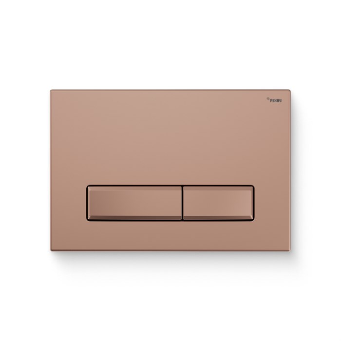 Кнопка смыва РЕХАУ NOVA LONG 001 пластик, розовое золото, матовый 918229