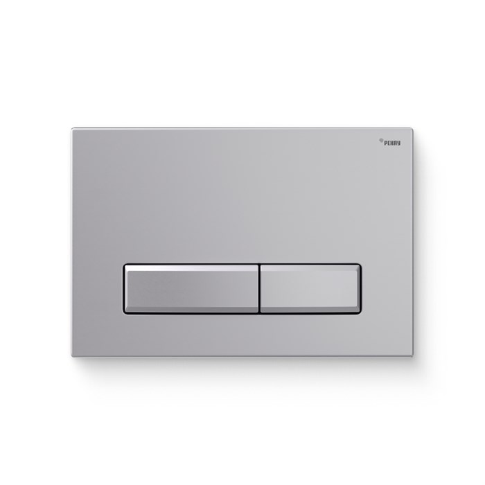 Кнопка смыва РЕХАУ NOVA LONG 001 пластик, серебристый, матовый 918293